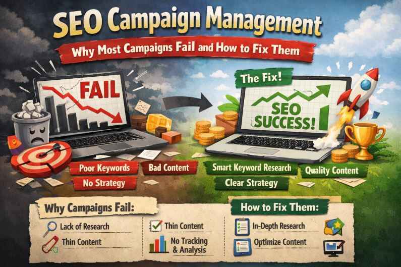 SEO Campaign Management: Why Most Campaigns Fail and How to Fix Them